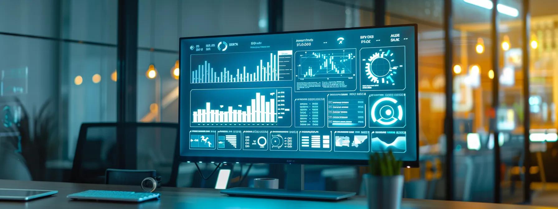 a sleek, modern office workspace features a large digital display showcasing a detailed comparison of surfer seo's subscription plans, with graphs and icons illustrating the credit-based system against a backdrop of minimalist design and soft ambient lighting. a sleek, modern office workspace features a large digital display showcasing a detailed comparison of surfer seo's subscription plans, with graphs and icons illustrating the credit-based system against a backdrop of minimalist design and soft ambient lighting.